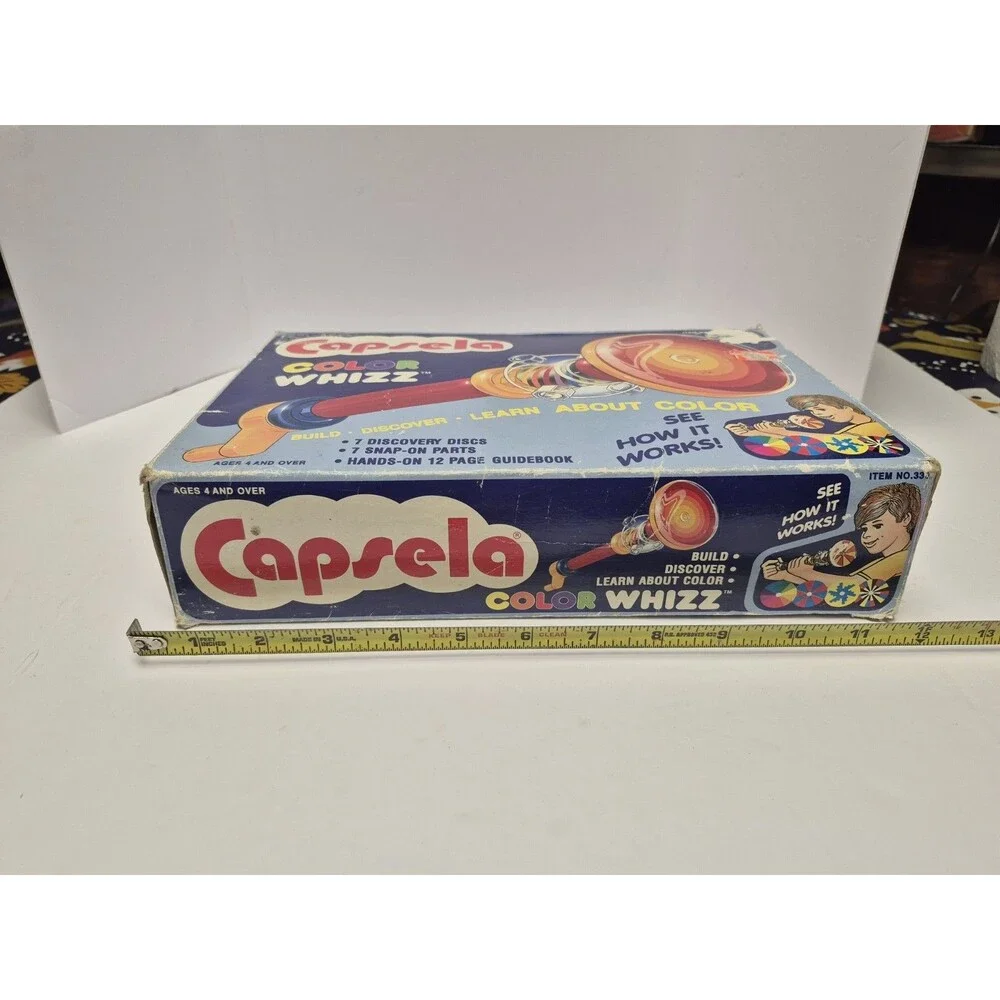 Vintage Capsela Color Whizz PLAY-JOUR 1990s In Box Complete with Instructions.